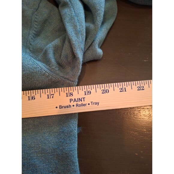 Eddie Bauer Turtleneck Long Sleeve Sweater Womens Medium Blue Cozy Warm - Picture 9 of 10